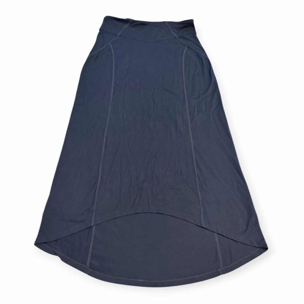 ATHLETA Women’s Gray Blue Thrones High-Low Maxi Skirt Small #919101 - Picture 2 of 6